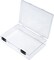 The Beadsmith Plastic Storage Box – 6.25″ L × 4.2″ W × 1.5″ H Clear Organizer Case with Secure Sliding Latches, Suitable As a Tool Box or Storing Stationery, Craft Supplies, Nail Art Tools & More